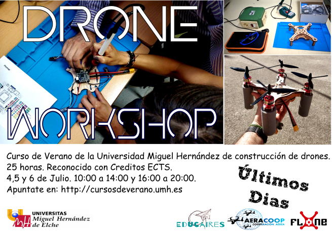 Curso de verano de drones con la UMH